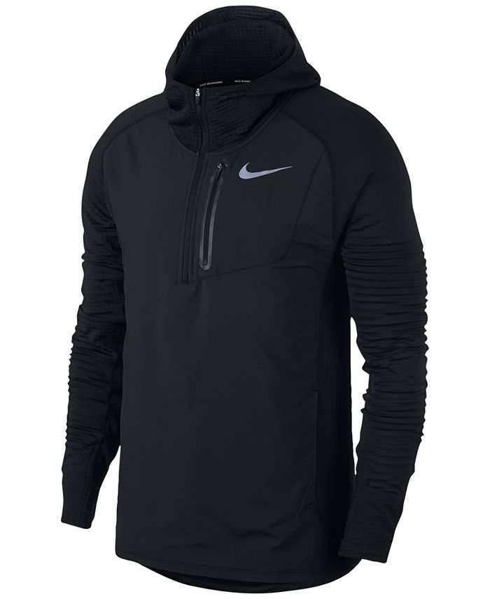 Nike Men's Therma Sphere Half-Zip Running Hoodie - Macy's