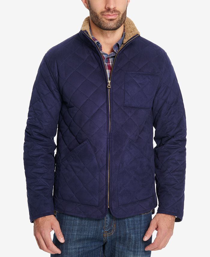Weatherproof Vintage Men's CVS Quilted Fleece-Lined Jacket, Created for ...