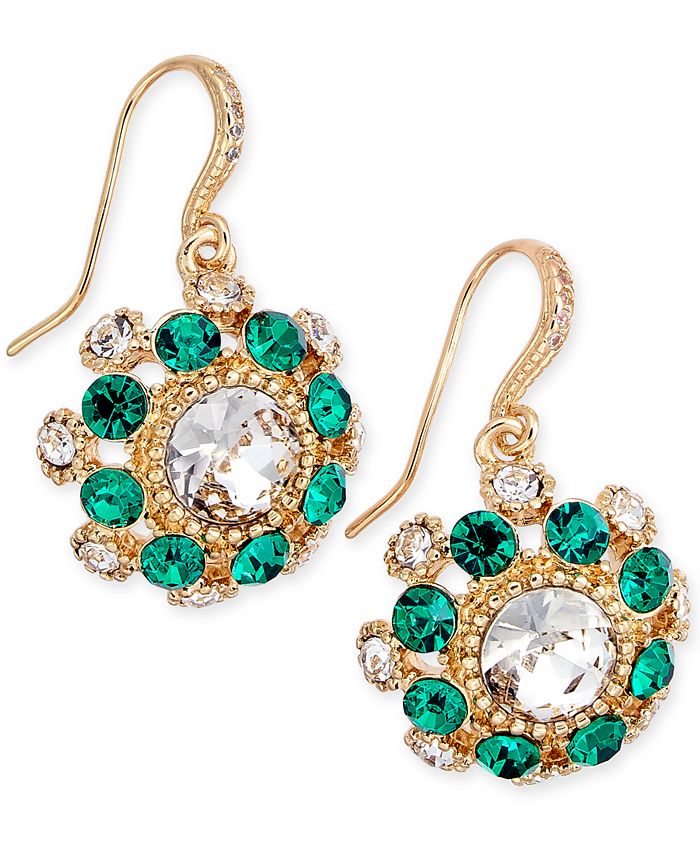 Charter Club GoldTone Crystal Drop Earrings, Created for Macy's Macy's