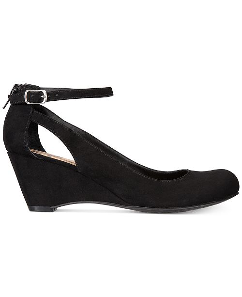 american rag miley chop out wedges