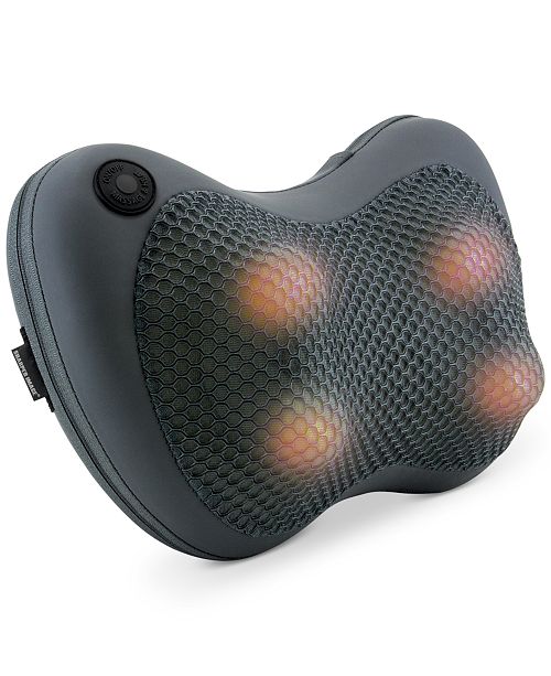 Sharper Image Shiatsu Heated Massage Pillow Reviews Wellness