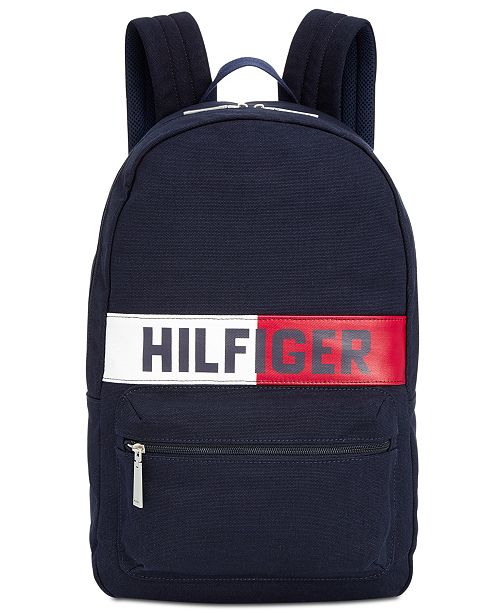 Tommy Hilfiger Men's Logo Flag Backpack - All Accessories - Men - Macy's