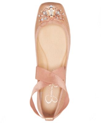 Jessica Simpson Miaha Embellished Ballet Flats