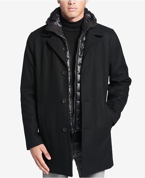 Calvin Klein Men's Walker Coat with Packable Inset & Reviews - Coats ...