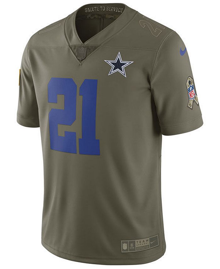 Nike Men s Ezekiel Elliott Dallas Cowboys Salute To Service Jersey Macy s