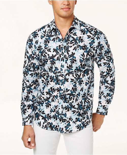 Inc International Concepts I N C Men S Floral Shirt Created For