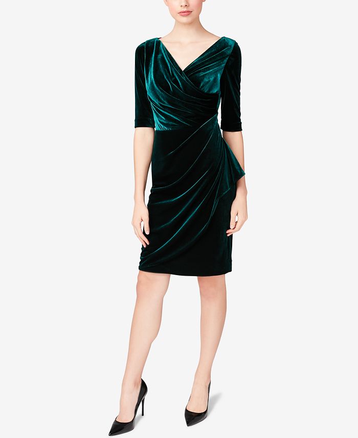 Betsey johnson draped hot sale surplice sheath dress