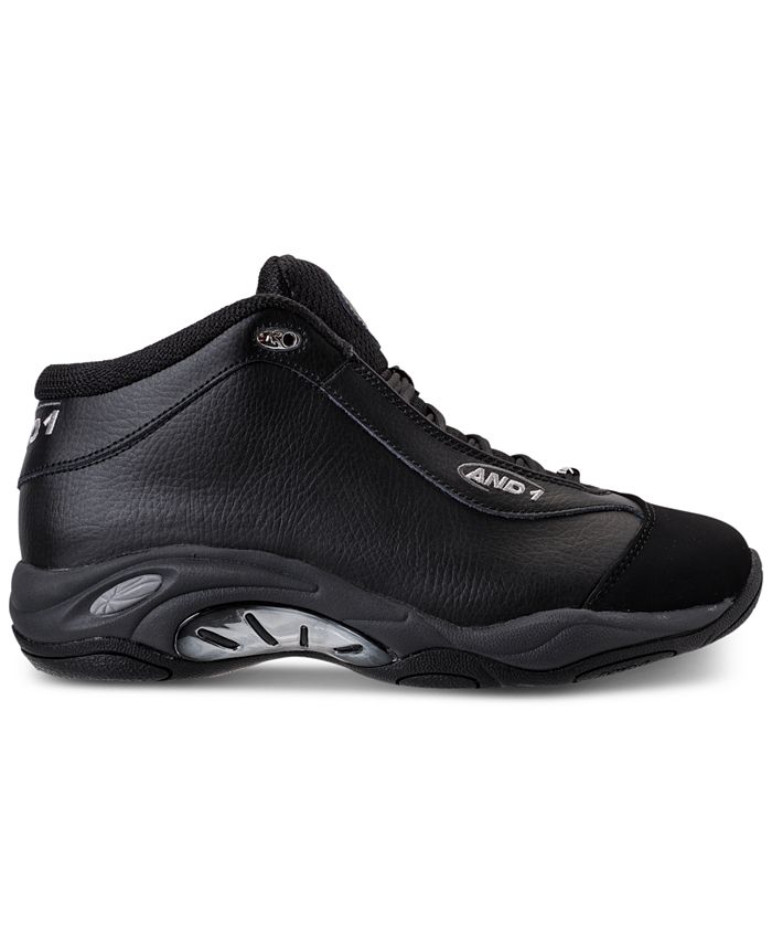 AND1 Men�s Tai Chi Mid Leather Basketball Sneakers from