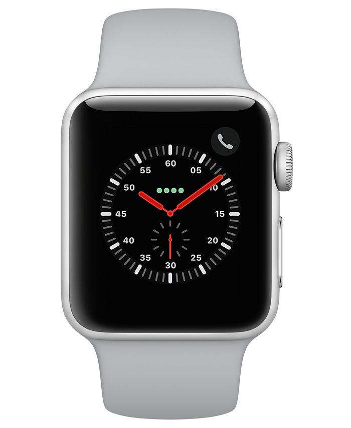 Apple Watch Series 3 GPS Cellular 38mm Silver Aluminum Case