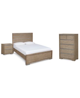 Furniture - Altair Bedroom , 3-Pc. Set (Queen Bed, Chest & Nightstand), Created for Macy's