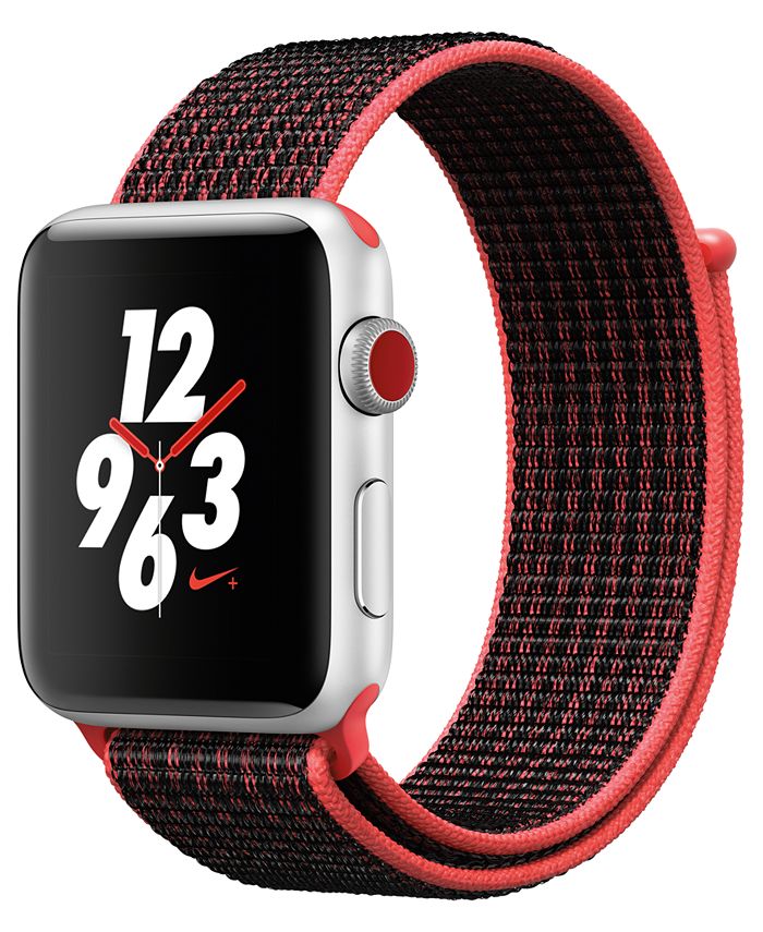 Apple Watch Nike GPS Cellular 42mm Silver Aluminum Case with