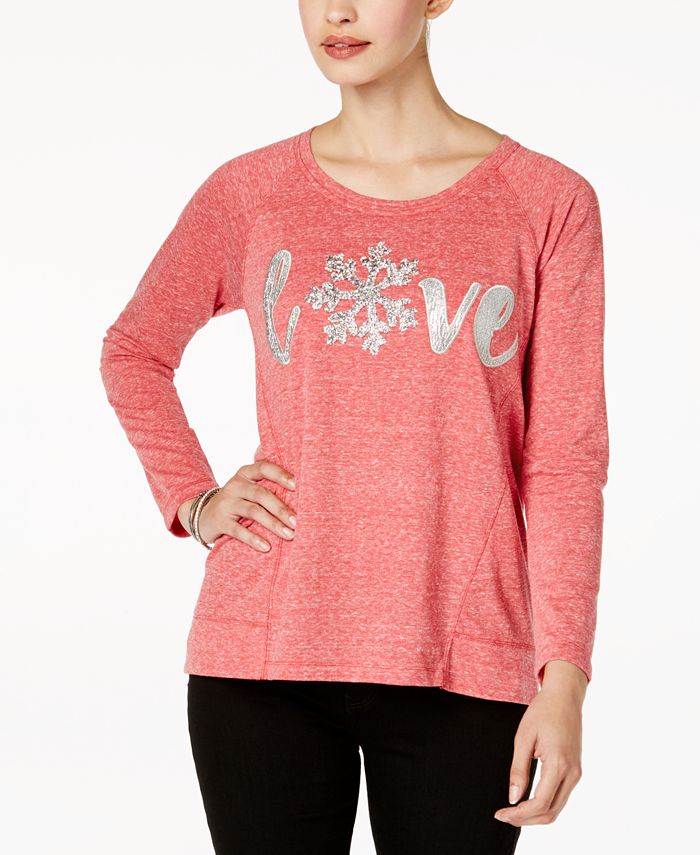 Embellished Graphic Sweater main image 1
