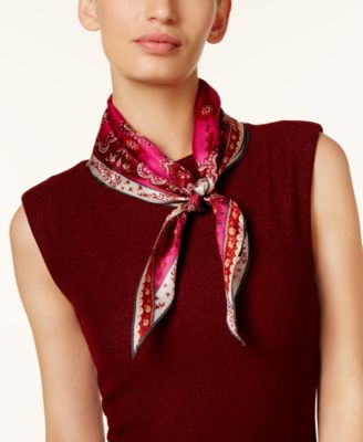 Echo - Paisley Lace-Print Diamond Silk Scarf