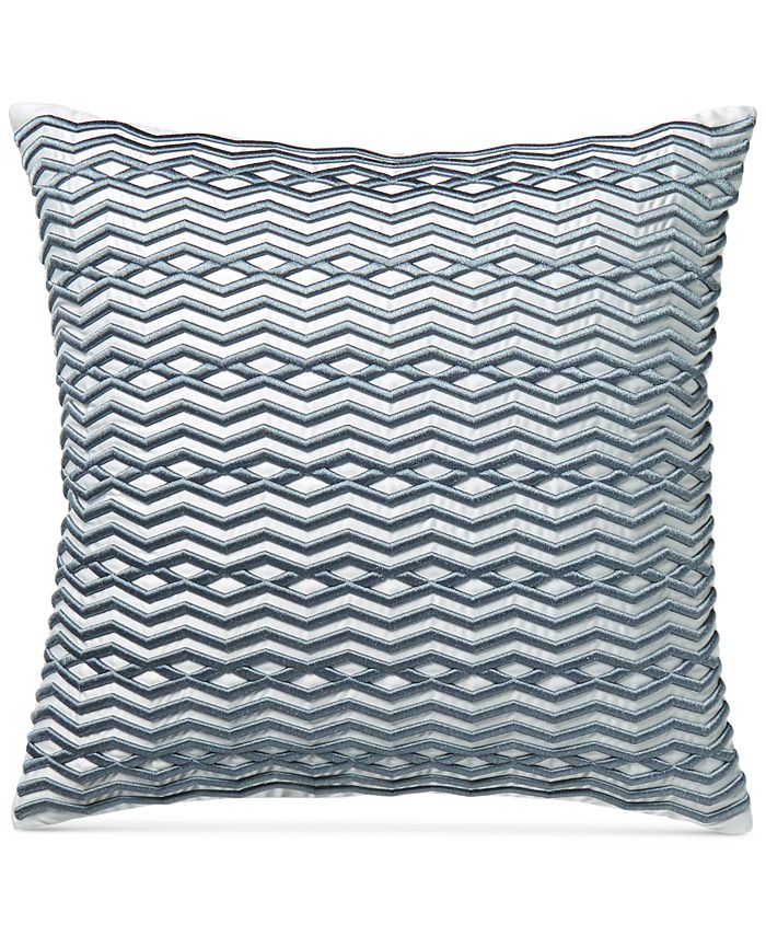 Hotel Collection Diamond Stripe Decorative Pillow, 18" x 18", Created