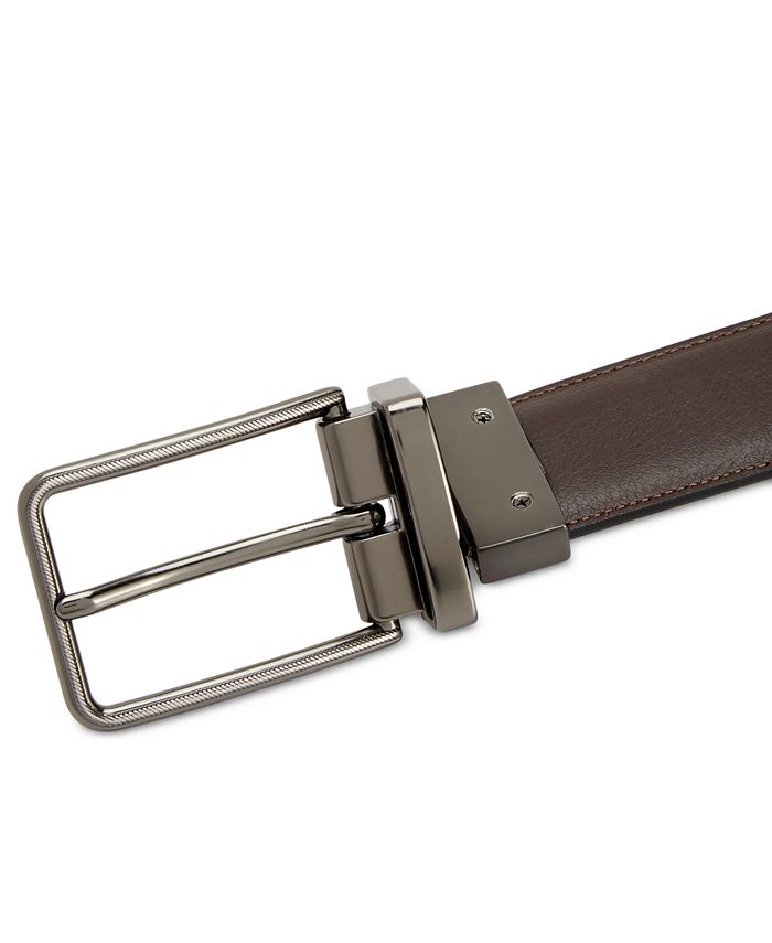 Perry Ellis Men's Reversible Leather Belt - Macy's