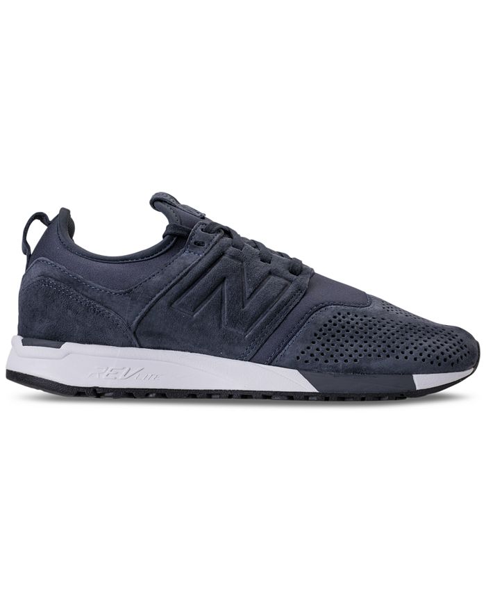 New Balance Men's 247 Suede Casual Sneakers from Finish Line - Macy's