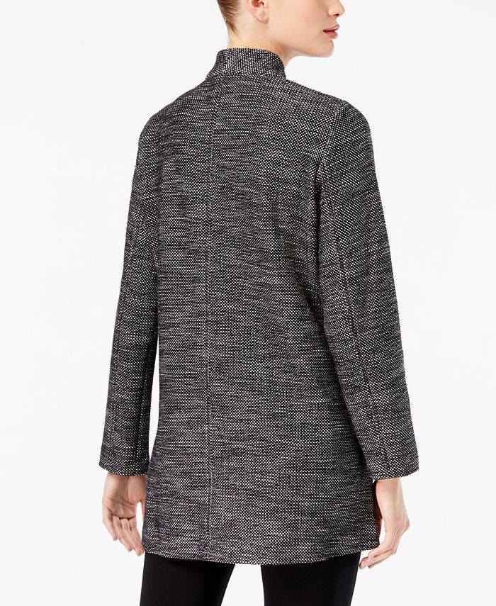 Eileen Fisher Organic Cotton High-Collar Jacket, Regular & Petite ...