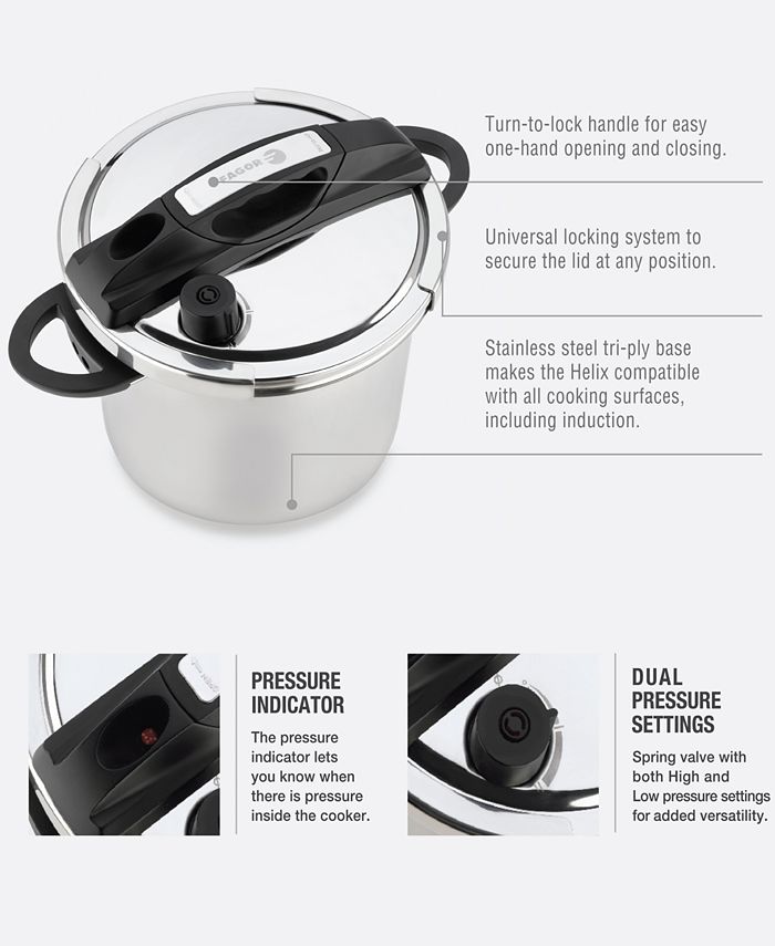 Fagor Helix 8Qt. Pressure Cooker Macy's