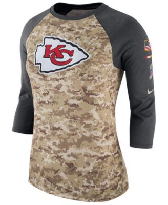 Nike - Women's Salute To Service Three-Quarter Raglan T-Shirt