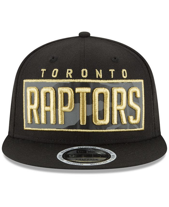 New Era Toronto Raptors Golden Reflective 9FIFTY Snapback Cap - Macy's