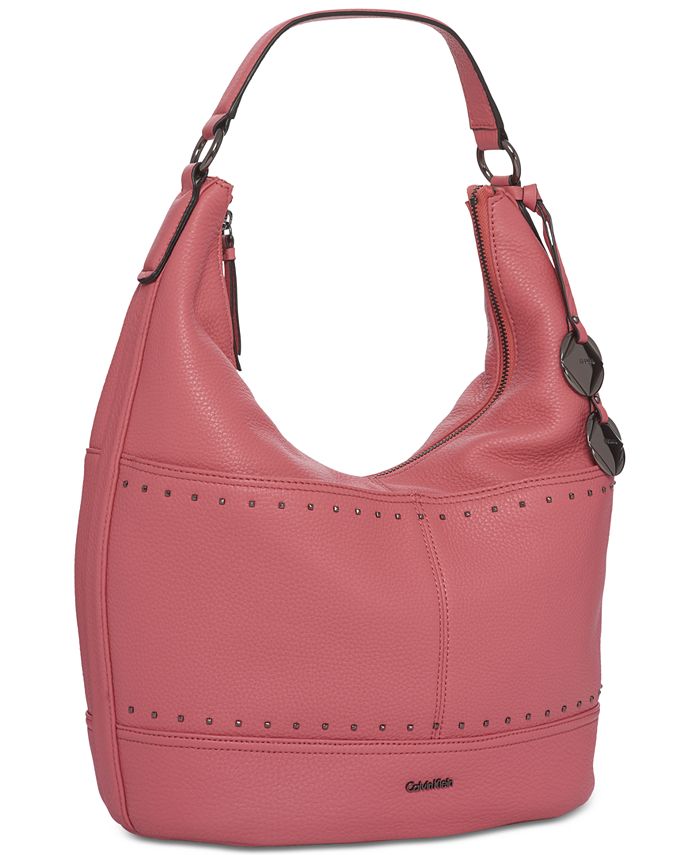 Calvin klein avery pebble satchel new arrivals