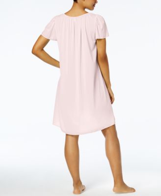 Women's Short-Sleeve Embroidered Nightgown 