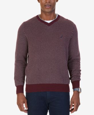 Nautica - Men's Birdseye Jacquard Sweater