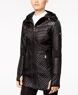 michael kors quilted puffer coat