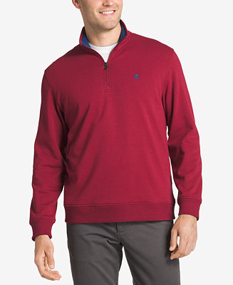 IZOD Men's Advantage Stretch Quarter-Zip Sweatshirt - Macy's