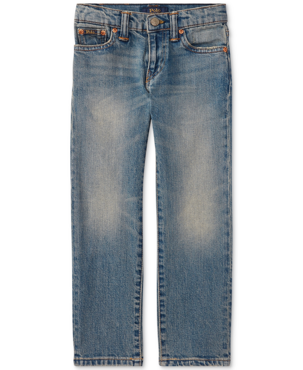Polo Ralph Lauren Babies' Toddler And Little Boys Hampton Straight Stretch Jeans In Mott Wash Stretch