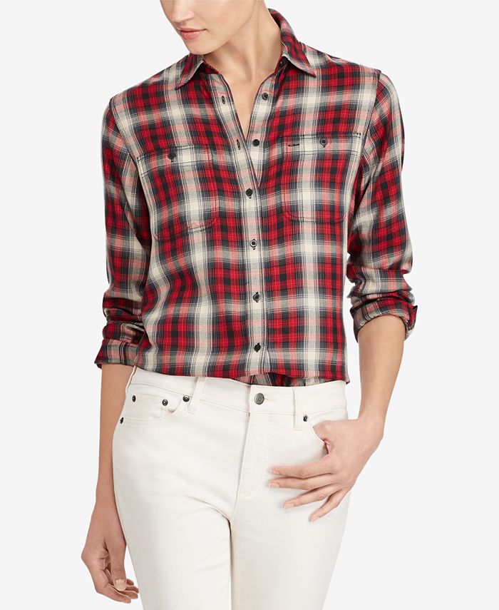 Lambert Tartan Plaid Long Sleeve Button Shirt