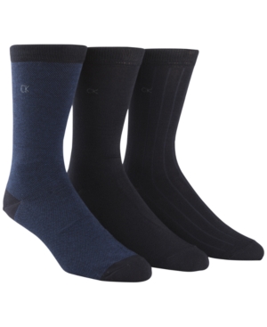 image of Calvin Klein Men-s 3-Pk. Birdseye Socks