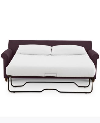 Lidia 82" Fabric 2-Pc. Chaise Sectional Queen Sleeper Sofa with Storage Ottoman - Custom Colors, Created for Macy's