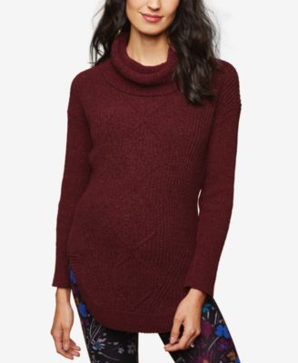 Purpless Maternity Breastfeeding Sweatshirt Cowl Neck Pullover Nursing