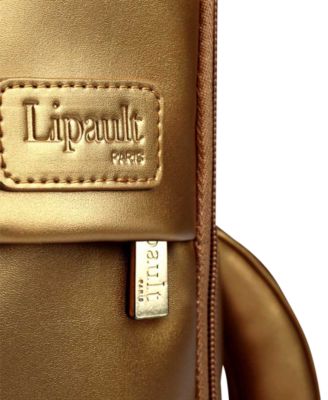 lipault gold luggage