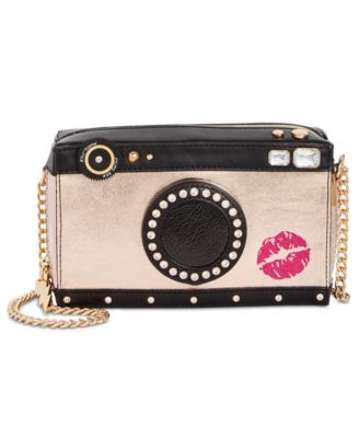 betsey johnson camera purse