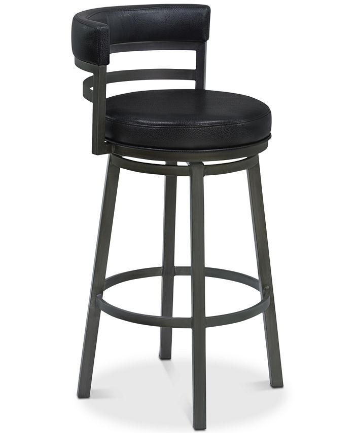 Furniture Madrid 30" Swivel Bar Stool, Quick Ship Macy's