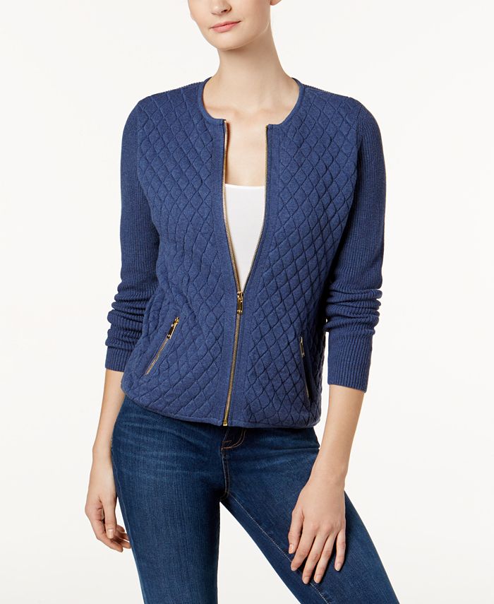 Charter club petite top quilted jacket