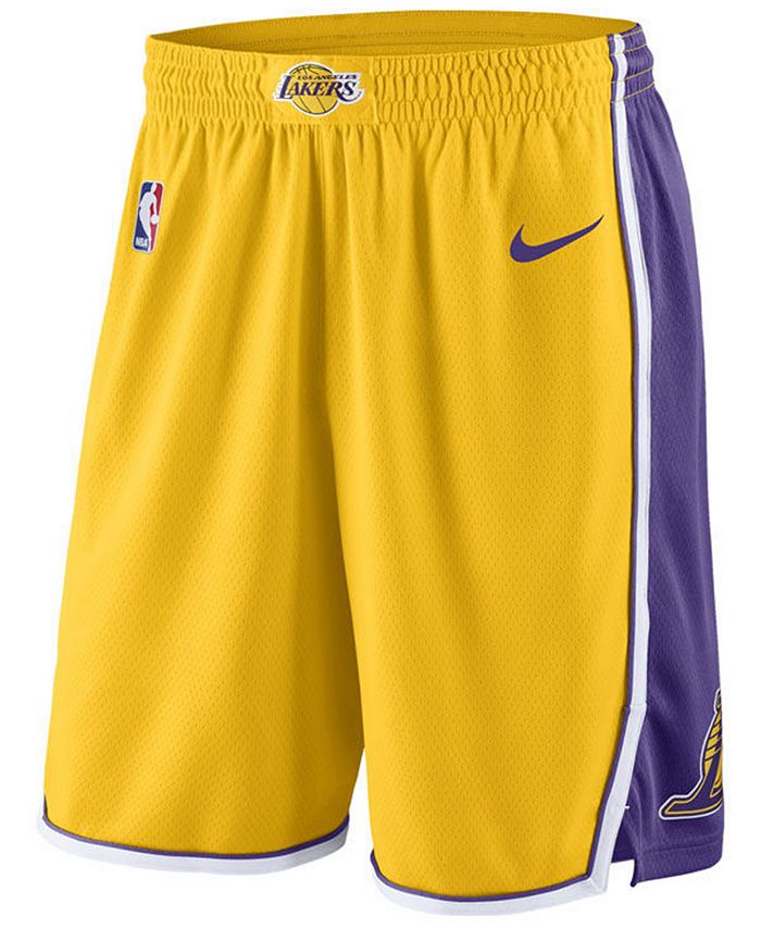 Nike Men S Los Angeles Lakers Icon Swingman Shorts Reviews Sports Fan Shop By Lids Men Macy S