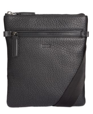 Hugo Boss Men's Victorian Leather Messenger Bag - Macy's