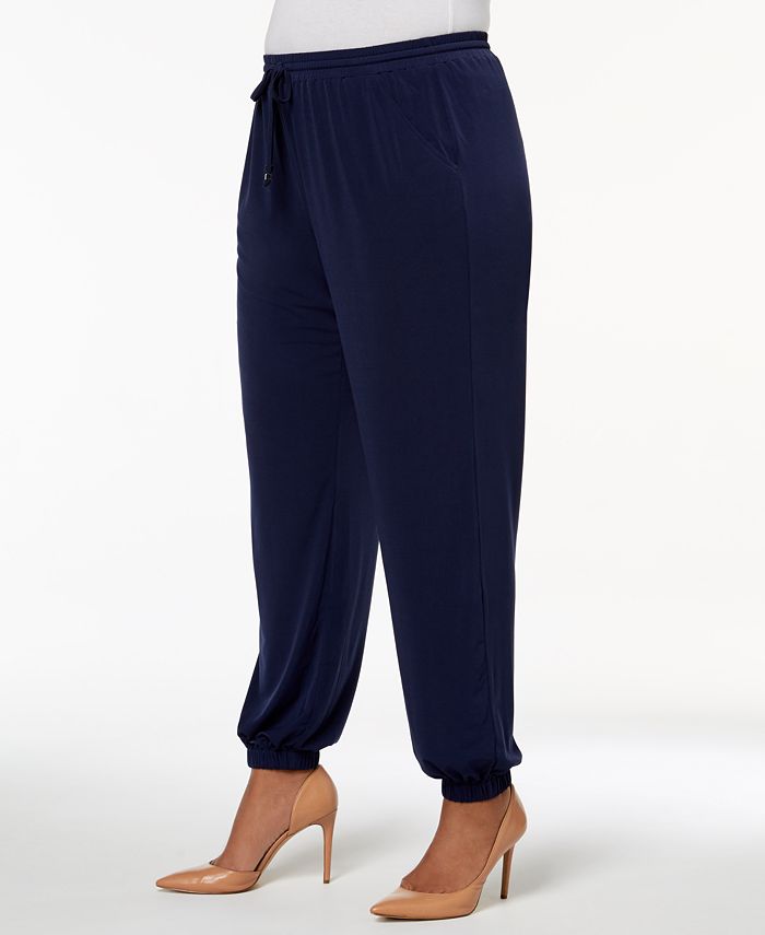 NY Collection Petite Plus Size Jogger Pants Macy's