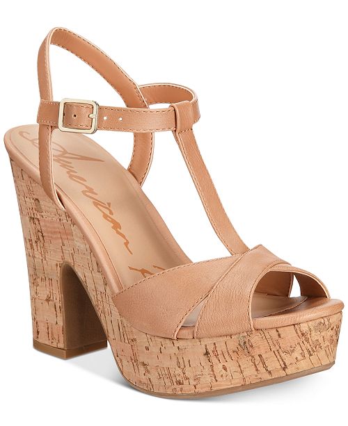 American Rag Jamie T Strap Platform Dress Sandals Created For