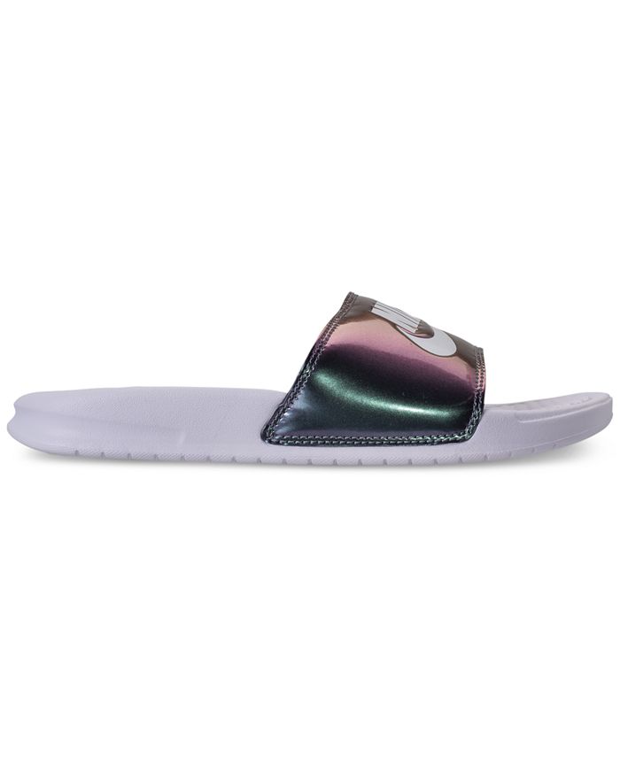 Nike Women's Benassi JDI Print Slide Sandals from Finish Line - Macy's