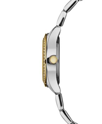  Women's Two-Tone Stainless Steel Bracelet Watch 28mm