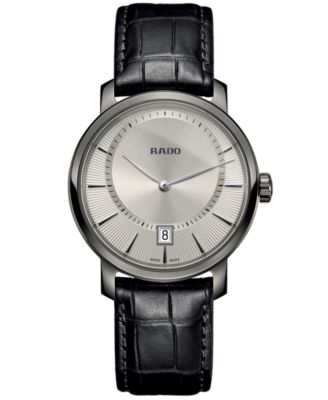 Bracelet Cuir Bleu Pour Rado DiaMaster - Référence 8754B - Neuf Sans étiquette, Très Bon état