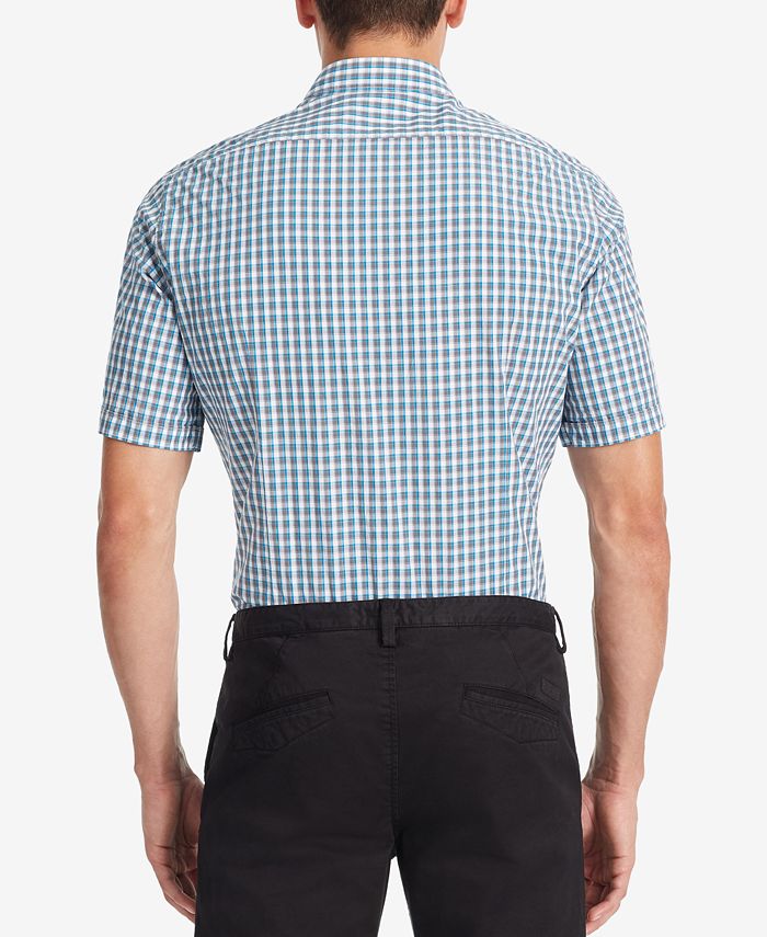 Hugo Boss BOSS Men's Regular/Classic-Fit Check Cotton Shirt & Reviews ...