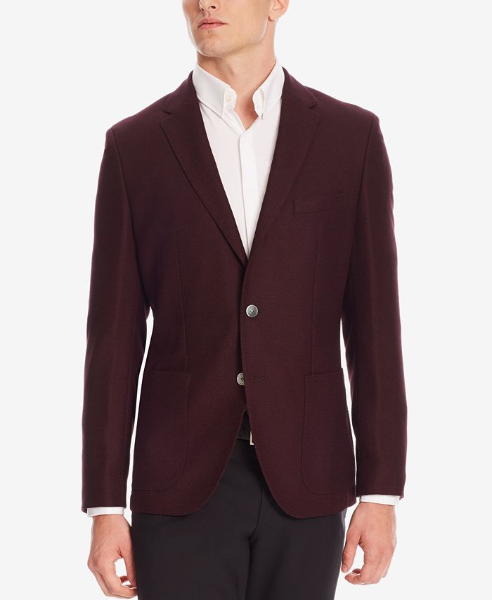 Hugo Boss BOSS Men's Regular/ClassicFit Basketweave Sport Coat Macy's