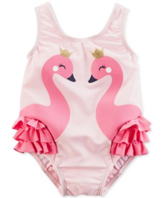 infant flamingo swimsuit