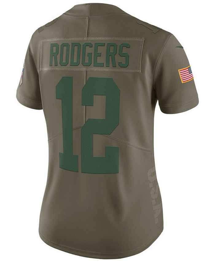 Salute to service aaron rodgers jersey sales
