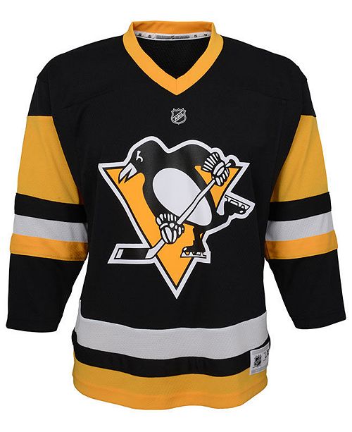 Authentic Nhl Apparel Pittsburgh Penguins Blank Replica Jersey
